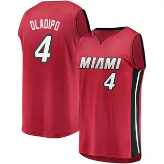 Youth Victor Oladipo Miami Heat Fanatics Branded Red Fast Break Jersey - Statement Edition